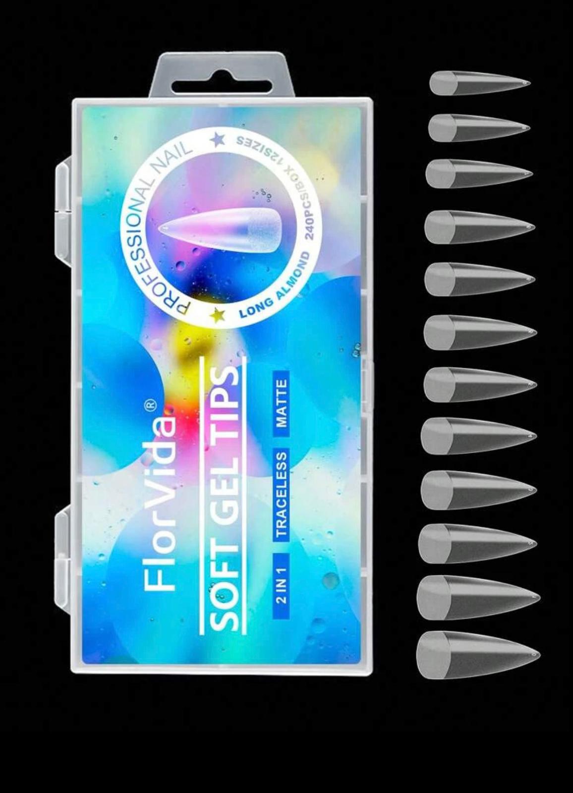 Tips soft gel stiletto