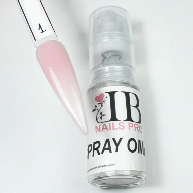 Spray Ombre BabyBoomer Illusion beauty Nails 5gr –1(Blanco)