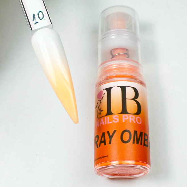 Spray Ombre BabyBoomer Illusion beauty Nails 5gr –10 (Naranja)