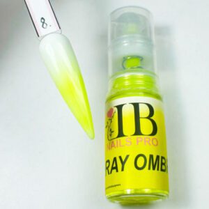 Spray Ombre BabyBoomer Illusion beauty Nails 5gr –8 (amarillo)