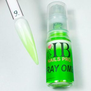 Spray Ombre BabyBoomer Illusion beauty Nails 5gr –9 (verde)