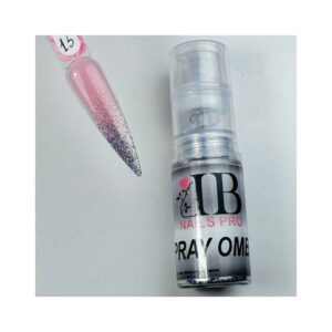 Spray Ombre BabyBoomer Illusion beauty Nails 5gr –15(Plateado)