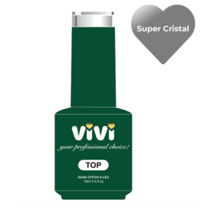 Top coat super Cristal sin filtro UV VIVI 15ml