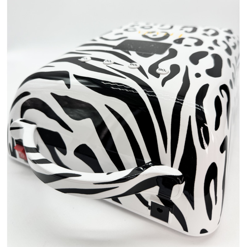Lámpara profesional ETTAALA Pro Cordless CEBRA, BLANCA Y NEGRA animal print - Imagen 2
