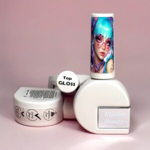 Top coat gloss no cleanser Illusion Beauty 10ml (sin filtro solar)