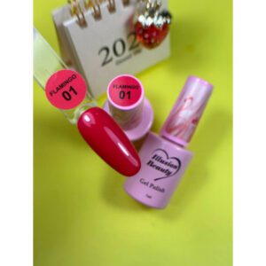 ESMALTE SEMIPERMANENTE 01 FLAMINGO ILLUSION BEAUTY 7ML