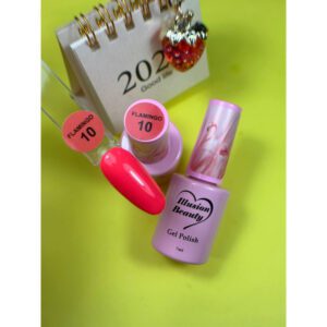 ESMALTE SEMIPERMANENTE 10 FLAMINGO ILLUSION BEAUTY 7ML